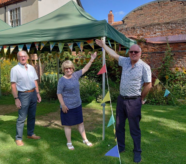 Gazebo Covers funded by Reepham Lions
