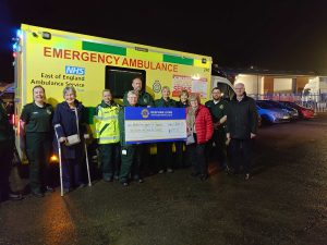 Reepham Lions donate to First Responders