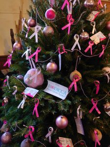 Christmas Tree supporting Breast Cancer Appeal