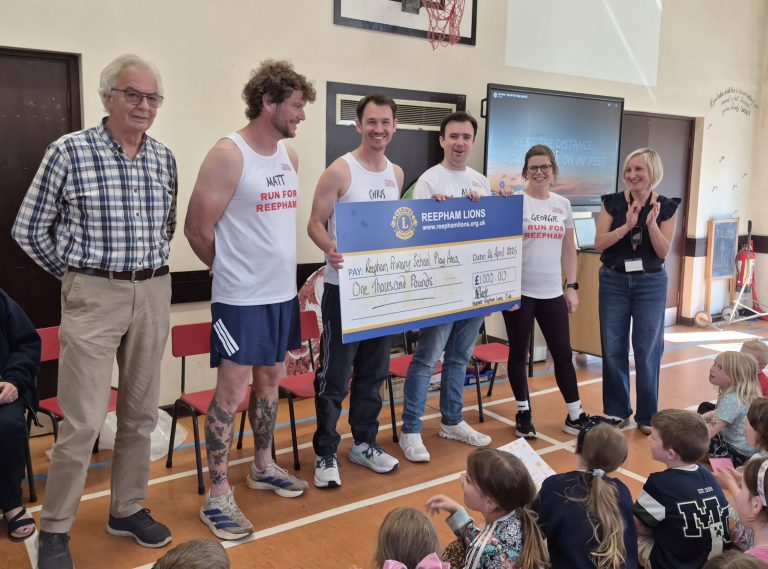 Cheque Presentation at School